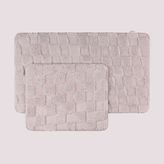 Evidea Soft Simirna Kare 2'li Banyo Paspası - Gri - 60X100 cm + 50X60 cm - Montajsız