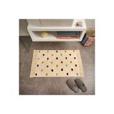 Evidea Soft Tufting Krus Banyo Paspası - Ekru / Renkli - 60x90 cm