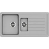 Evıer Granit Evye Base Xl Series Grey - Gri (1.5 Göz)