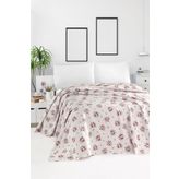 Evim%100 Pamuk Baskılı Moly Kırmızı Pike Tek Kişilik - 160x230 Cm MOLY KIRMIZI 160 x 230