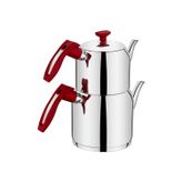Evimsaray S-7116 İdil Çaydanlık Aile Boy Kırmızı