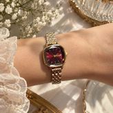 Evin Gold Bordo Saat - (No Color)