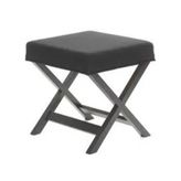 Evka Bench Dark Siyah Puf