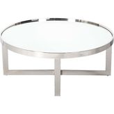 Evka Dream Camlı Metal Orta Sehpa