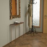 Evka Shiny Dresuar Paslanmaz Ceviz Tabla - Krom