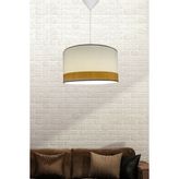 Evlight 3'lü Set Avize ve Komodin Üstü Abajur Mavi Kelebek - 1