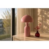 Evlight Elit Abajur, Pembe, 35 Cm