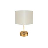Evlight Hom Gold Metal Abajur Krem