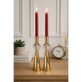 EvLight Kristal 2’li Rose Gold Mumluk