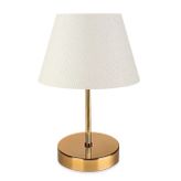 Evlight Nura Abajur Gold Beyaz & Gold