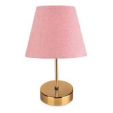 Evlight Nura Abajur Gold Pembe & Gold