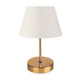 EvLight Nura Gold Abajur Düz Kumaş