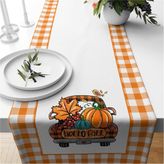 Evmıla Sonbahar Ve Kabak Desenlı Runner