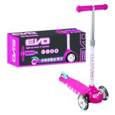 Evo Işıklı Move N Groove Pembe Üç Tekerlekli Scooter