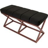 Evodeko Bakır Siyah Bench Puf