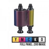 Evolis R3011 Pebble Dualys YMCKO 5 Panel Renkli Ribon