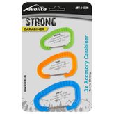 Evolite Strong Mavi-Turuncu-Yeşil 3'lü Karabina Seti