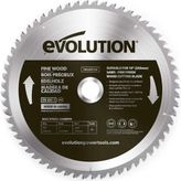 Evolution FW210TCT-40 Ince Ahşap Daire Testere Bıçağı, 210MM