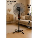EvolWix 16'' inç Siyah Ayaklı Vantilatör