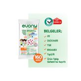 Evony Kids Elastik Kulaklı 160 Adet Maske