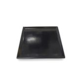 Evren 20*20cm Siyah Sunum Tabağı Thermo Melamin