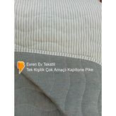 Evren Ev Tekstil Tek Kişilik Çok Amaçlı Kapitone Pike - 001-Renkli - Model-2