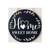 Evsay Home Sweet Home Kapı süsü Kapı Dekoru 28 cm