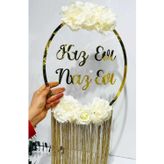 Evsay Kız Evi Naz Evi Kapı Süsü Duvar Süsü Ve Kapı 28cm