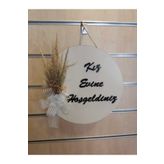 Evsay Kız Evine Hoşgeldiniz Kapı Süsü 28*28 Cm