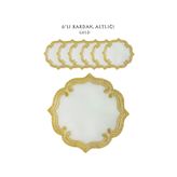 EVSTYLE 6'LI BARDAK ALTLIĞI - GOLD