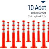 EVX 10`lu Delinatör Set 75 x 8 cm, Esnek Duba - EKO