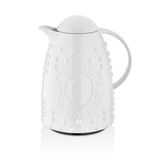 EW's Kitchenware 1 lt Soft Beyaz Rölyef Termos