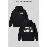 exans moda The Wire Baskil Sırt Baskılı Kapşonlu Sweatshirt