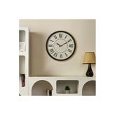 Exclusive Duvar Saati - Siyah / Beyaz - 50 Cm
