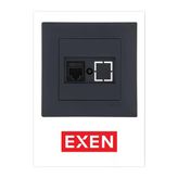 Exen Karell Füme Tekli Data Prizi Cat6
