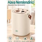 Exenar Şarjlı Ultrasonic Hava Nemlendirici Buhar Makinesi 1500ML Şarjlı Buhurdanlık - Bej