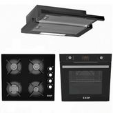 Exep Start EF-260 - EO-320 - E5E Siyah 3'lü Ankastre Set