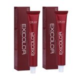 Exicolor 0.44 Yoğun Bakır 2x60 ml Saç Boyası