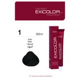 Exicolor 1 Siyah 60 ml Saç Boyası