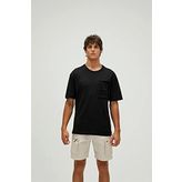 Explore T-Shirt Siyah Baskılı Erkek Tişört