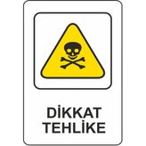 Extra Fix 16x24 cm Pvc Dikkat Tehlike Uyarı Levhası