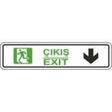 Extra Fix Pvc Çıkış-Devam Uyarı Levhası