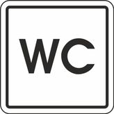 Extra Fix Pvc WC Uyarı Levhası