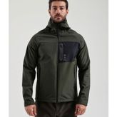 Exuma 2011120 Koyu Haki Softshell Erkek Mont