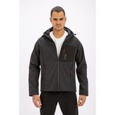 Exuma Erkek Softshell Mont - Siyah - Siyah