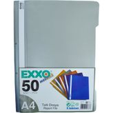 Exxo Metalik Telli Dosya 50'li Gümüş
