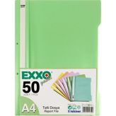 Exxo Pastel Telli Dosya 50'li Nane Yeşili