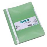 Exxo Pp A4 50'li Açık Yeşil Telli Dosya