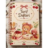 EyER Shoping Kiraz Figürlü Tarif Defteri