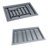 EYM Çekmece İçi Kaşıklık ve Kepçelik 2 li Set 75 x 49 cm Gri